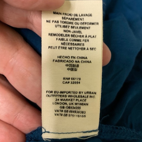 NWT Free People One Million Lovers Size 6 Blue Lace Festival Boho Fairy Dress - Picture 8 of 10